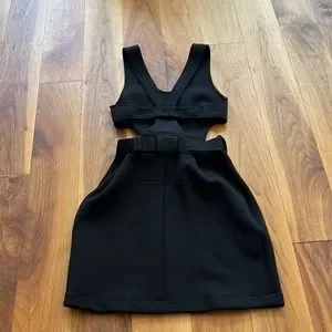 Alyx MFT Rollercoaster BELT W/Black Cut Out Mini Dress Dior Alyx 25MM CD Logo Rollercoaster Black Nylon Belt – THE  main image 4